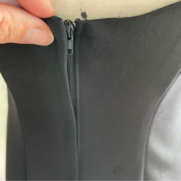 Amy Byer Cream Sheath Mini Dress Spaghetti Strap LBD Size 16 Youth - Picture 5 of 12